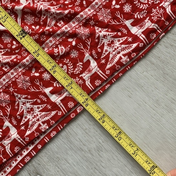 Little sleepies Christmas Womens red reindeer trees size X-LARGE holidays - Picture 5 of 14